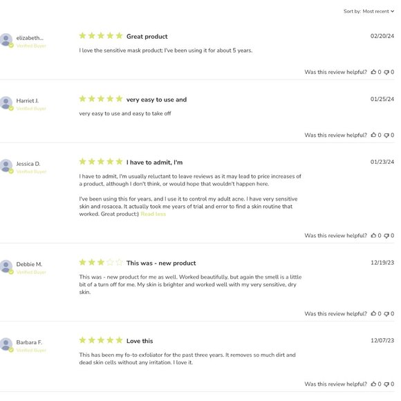 Juice Beauty Green Apple Peel Sensitive Exfoliating Mask NIB - Picture 7 of 12